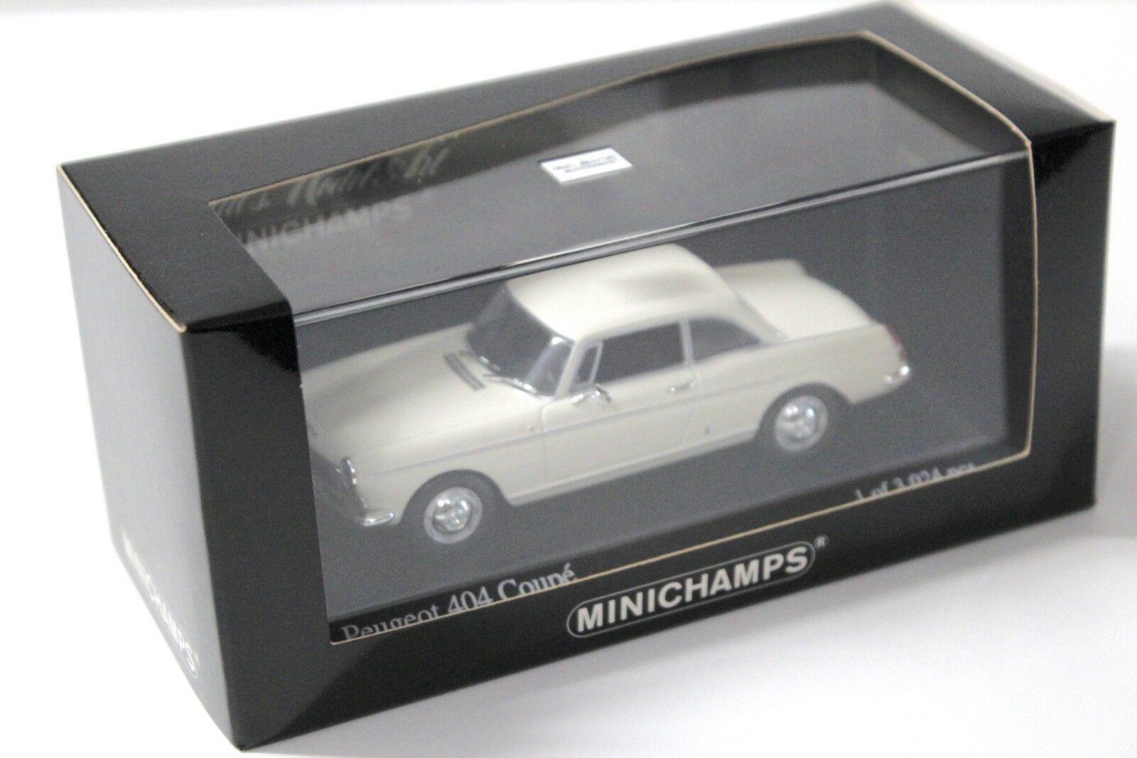 1:43 Minichamps Peugeot 404 Coupe beige white 1962