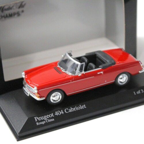 1:43 Minichamps Peugeot 404 Cabriolet red 1962