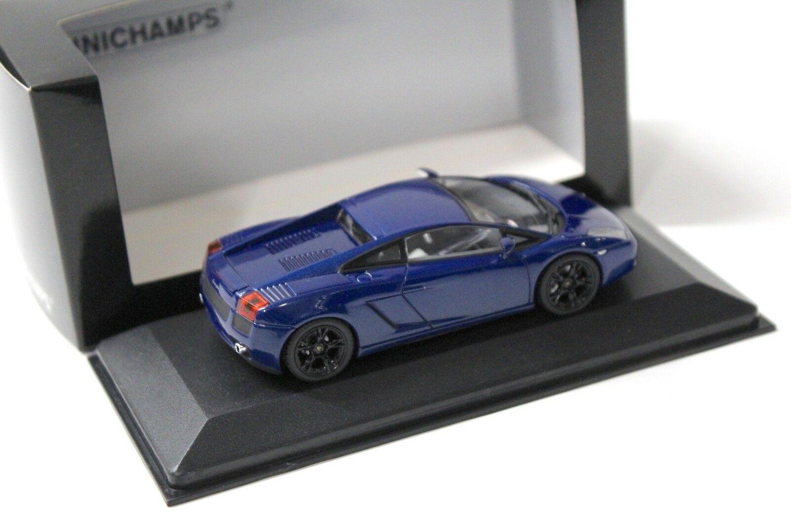 1:43 Minichamps Lamborghini Gallardo 2006 blue hera
