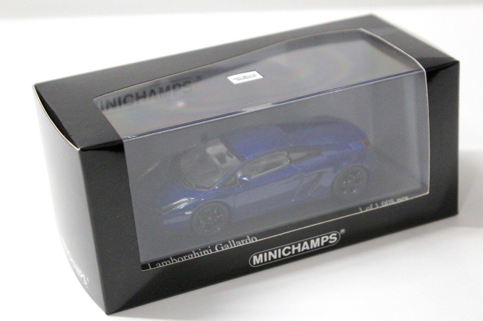 1:43 Minichamps Lamborghini Gallardo 2006 blue hera