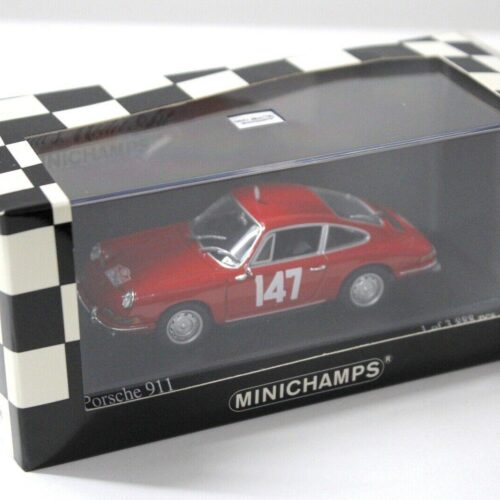 1:43 Minichamps Porsche 911 Rallye Monte Carlo 1965 #147 red