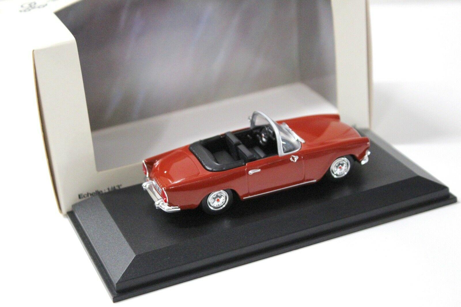 1:43 Norev Simca Oceane Convertible 1962 red