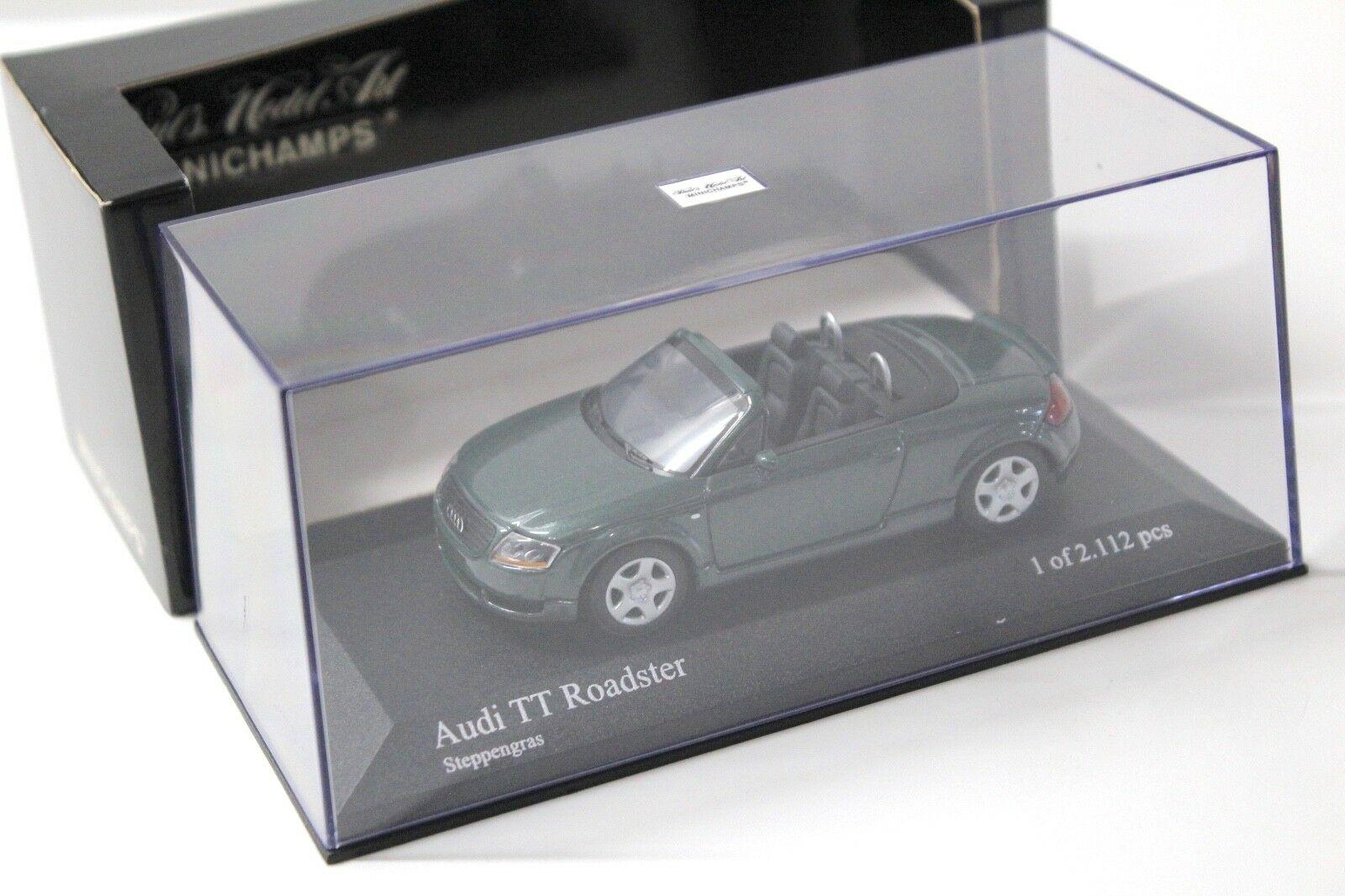 1:43 Minichamps Audi TT Roadster Steppengras green