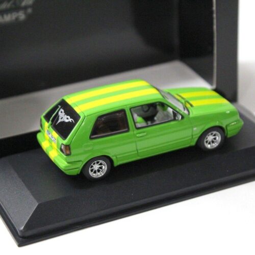 1:43 Minichamps VW Golf 2 Streetmachine green/ yellow