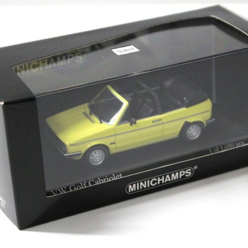 1:43 Minichamps VW Golf 1 MKI Cabriolet lemon yellow 1980