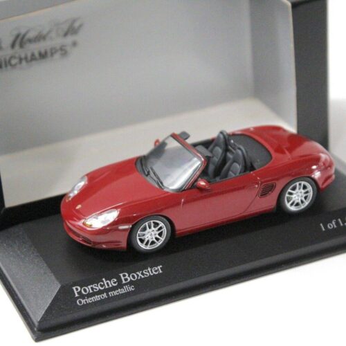 1:43 Minichamps Porsche Boxster Orient red 2002