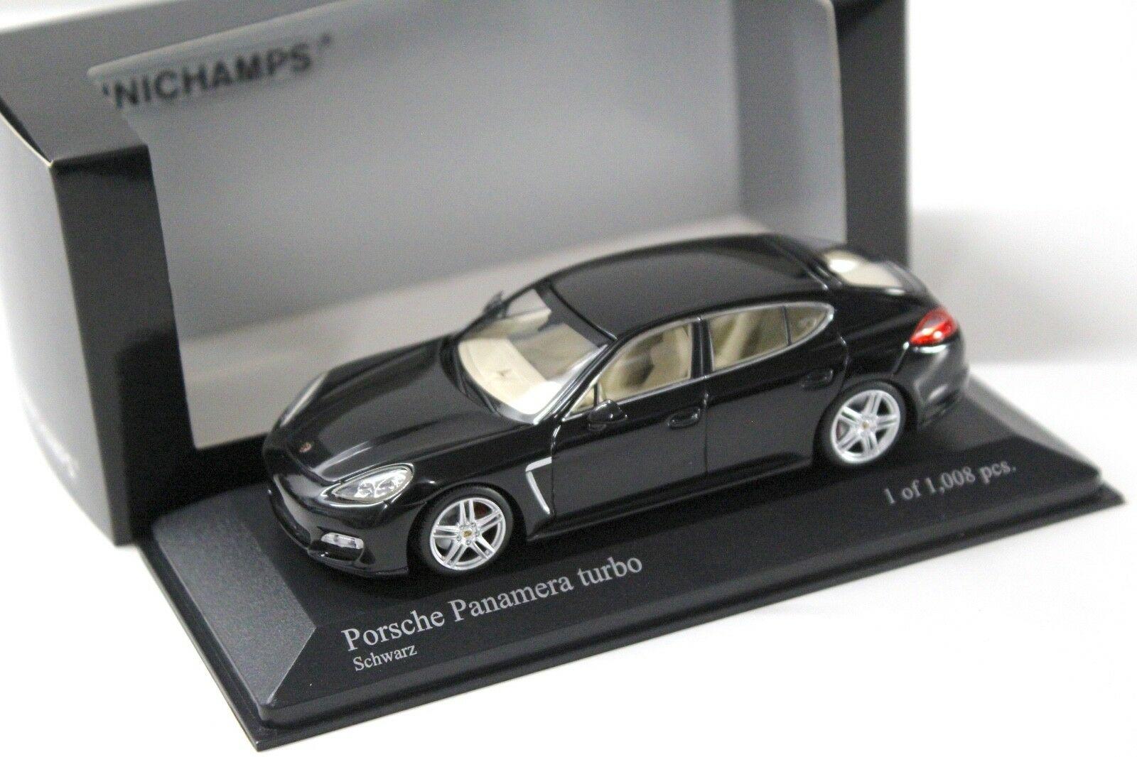1:43 Minichamps Porsche Panamera Turbo black