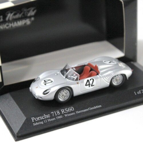 1:43 Minichamps Porsche 718 RS60 Sebring 12 Hours #42