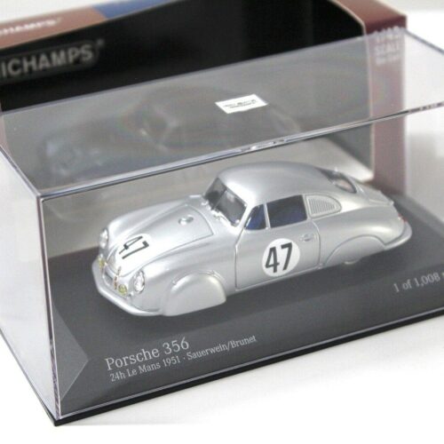 1:43 Minichamps Porsche 356 Le Mans 24h 1951 Sauerwein #47 silver