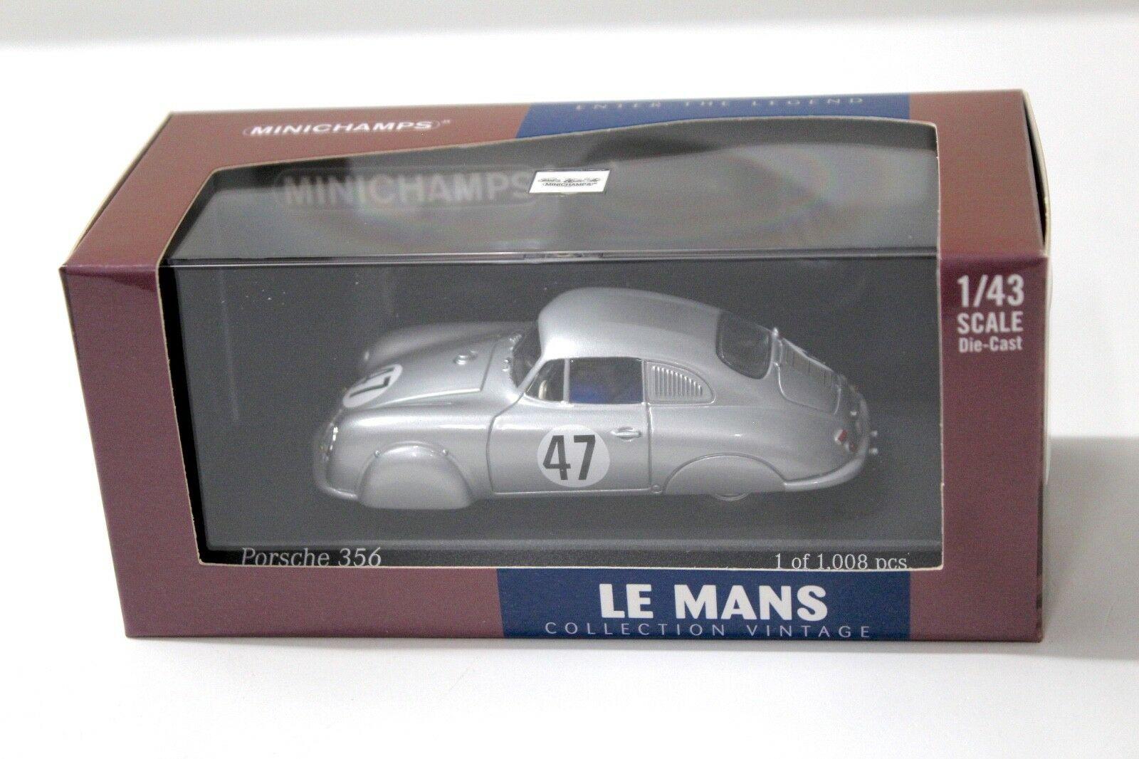 1:43 Minichamps Porsche 356 Le Mans 24h 1951 Sauerwein #47 silver