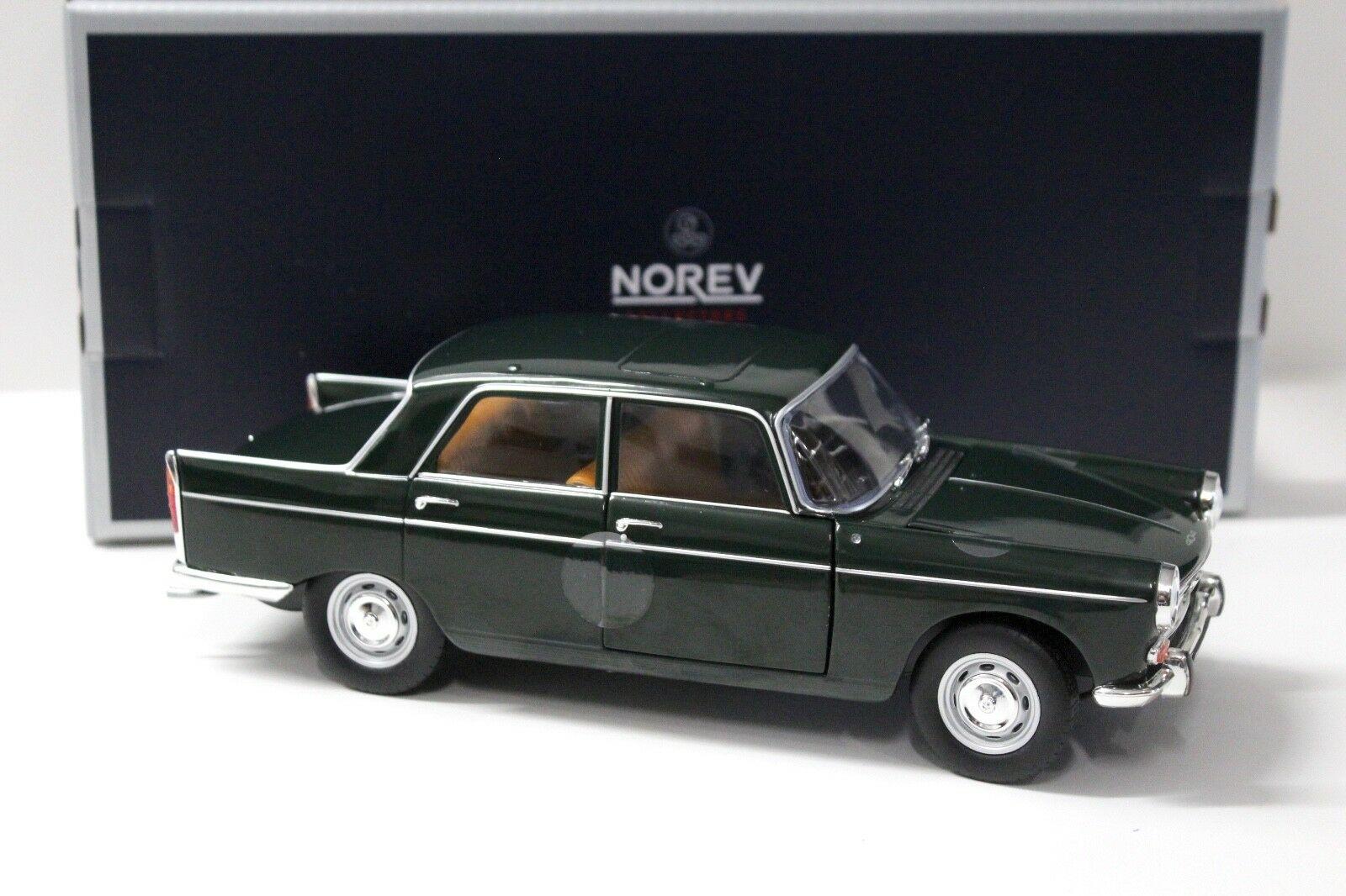 1:18 Norev Peugeot 404 Sedan 1965 dark green