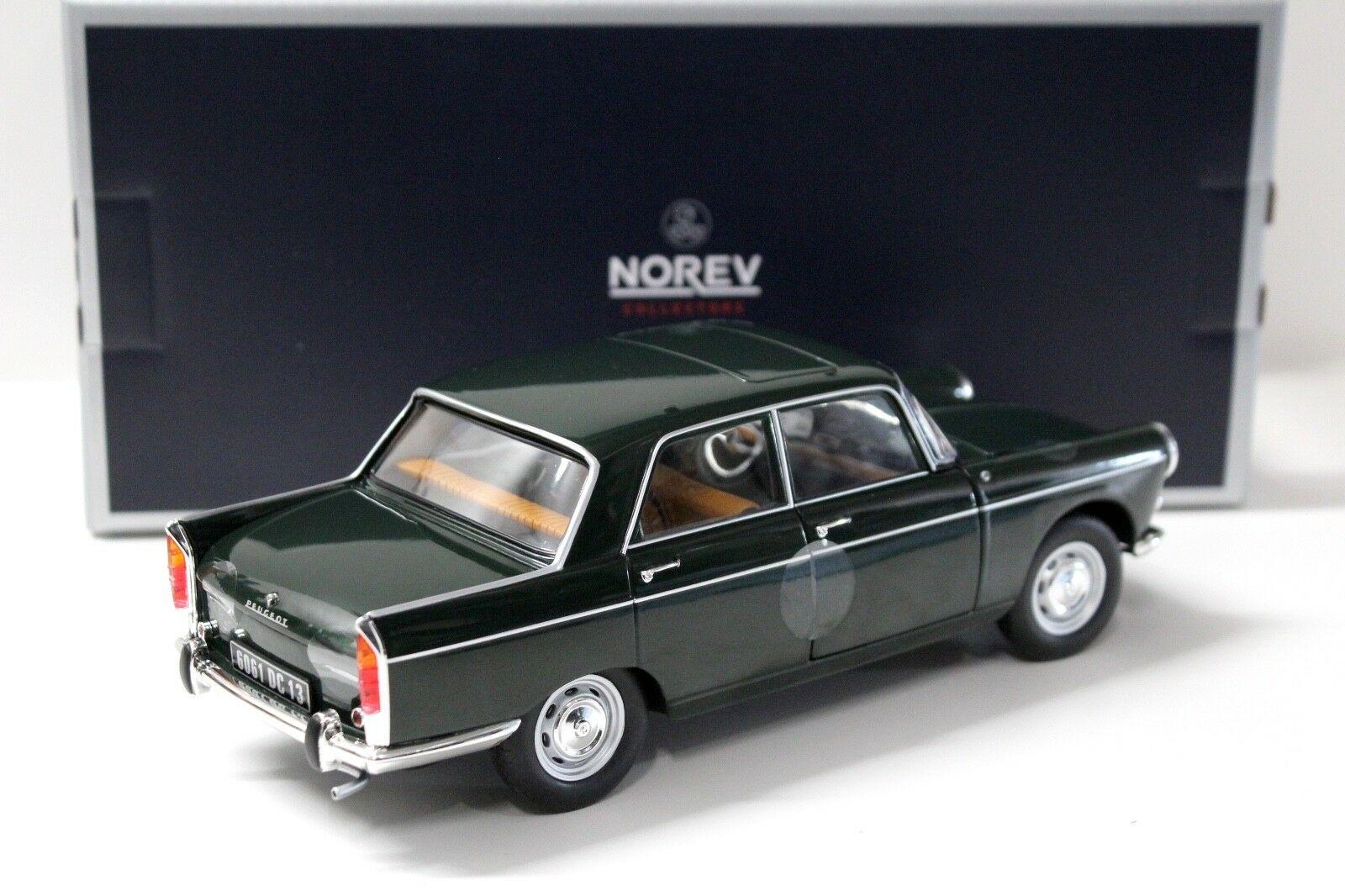 1:18 Norev Peugeot 404 Sedan 1965 dark green
