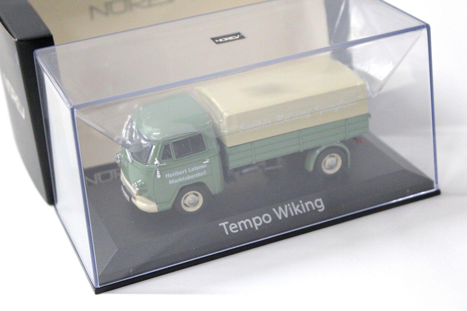 1:43 Norev Tempo Wiking LKW Sanitär Heizung green