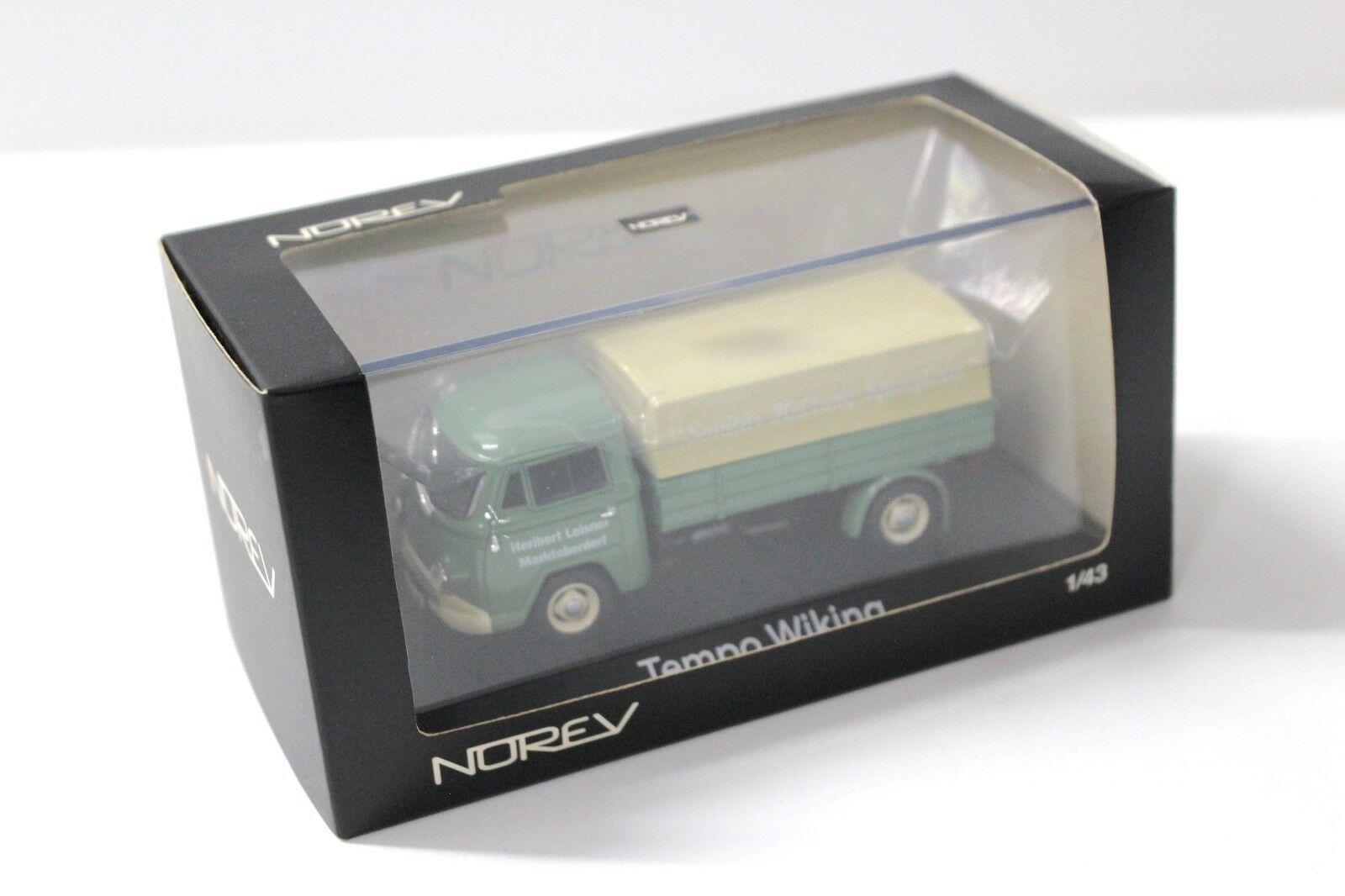 1:43 Norev Tempo Wiking LKW Sanitär Heizung green