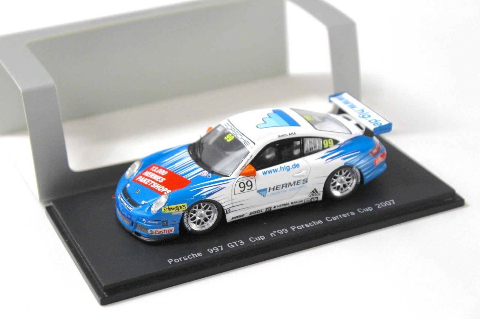 1:43 Spark Porsche 911 997 GT3 CUP #99 "HERMES" CUP 2007