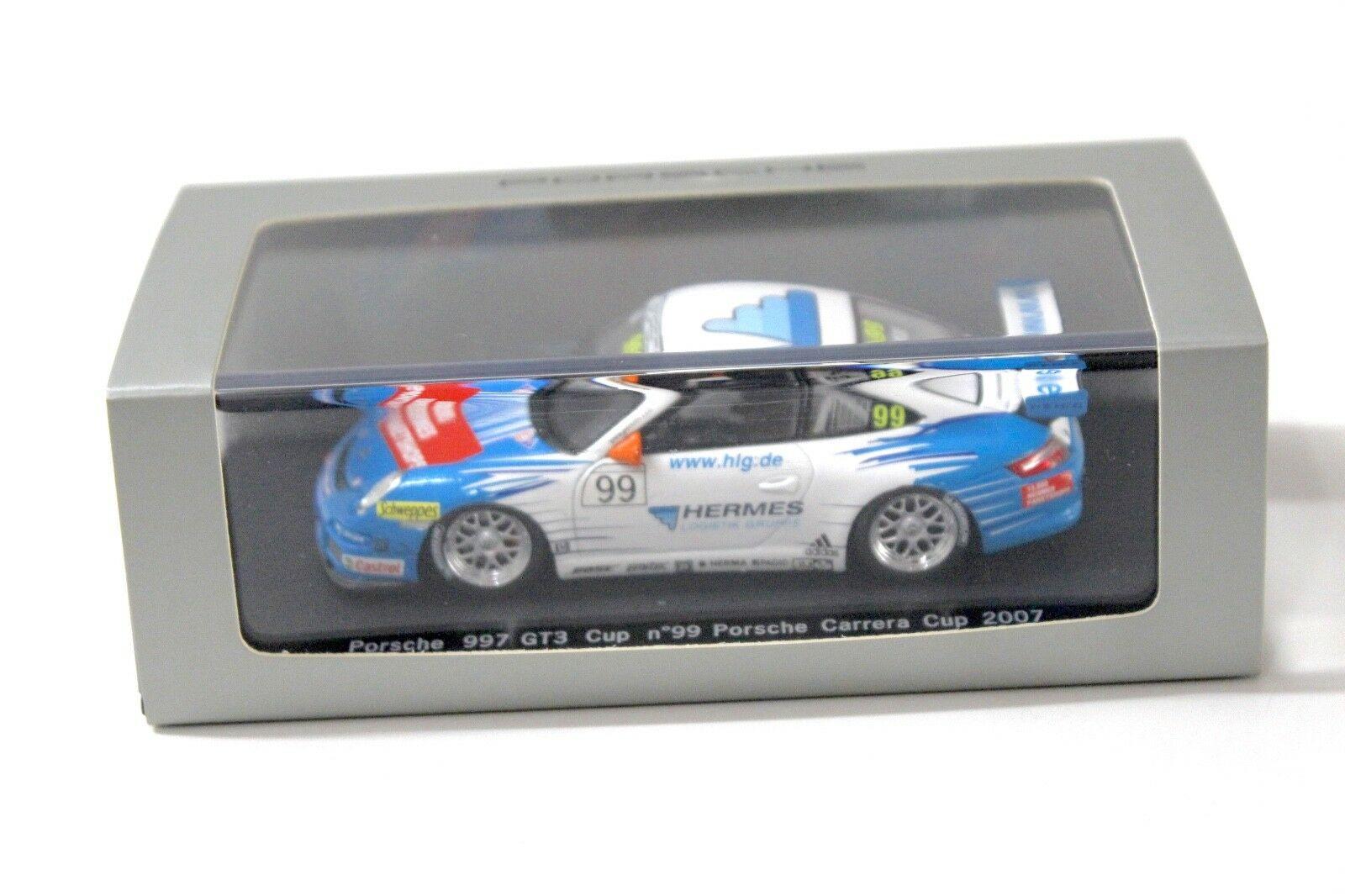 1:43 Spark Porsche 911 997 GT3 CUP #99 "HERMES" CUP 2007