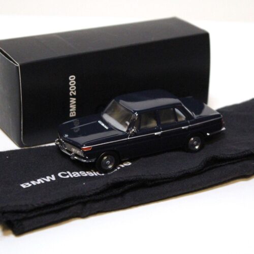 1:43 Schuco BMW 2000 dark blue *Classic-Line* DEALER VERSION