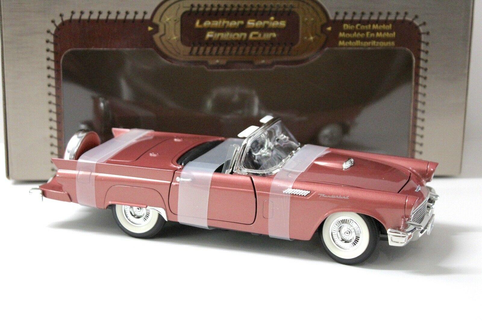 1:18 Road Signature Ford Thunderbird "REAL LEATHER" purple-red