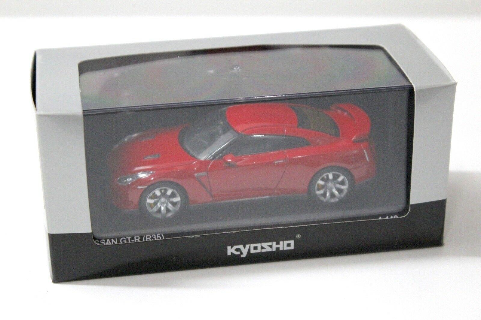 1:43 Kyosho Nissan GT-R R35 Vibrant red 2008