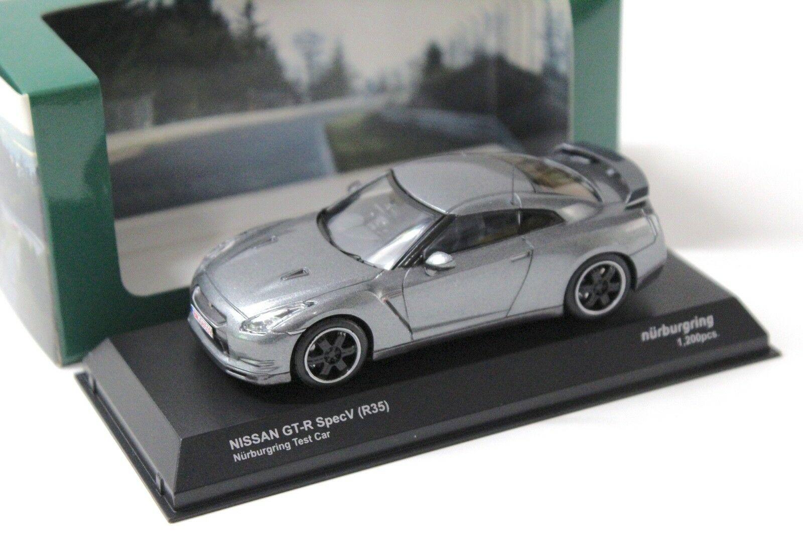 ID 42240 orig.jpg 1:43 Kyosho Nissan GT-R SpecV R35 Nürburgring Test Car grey