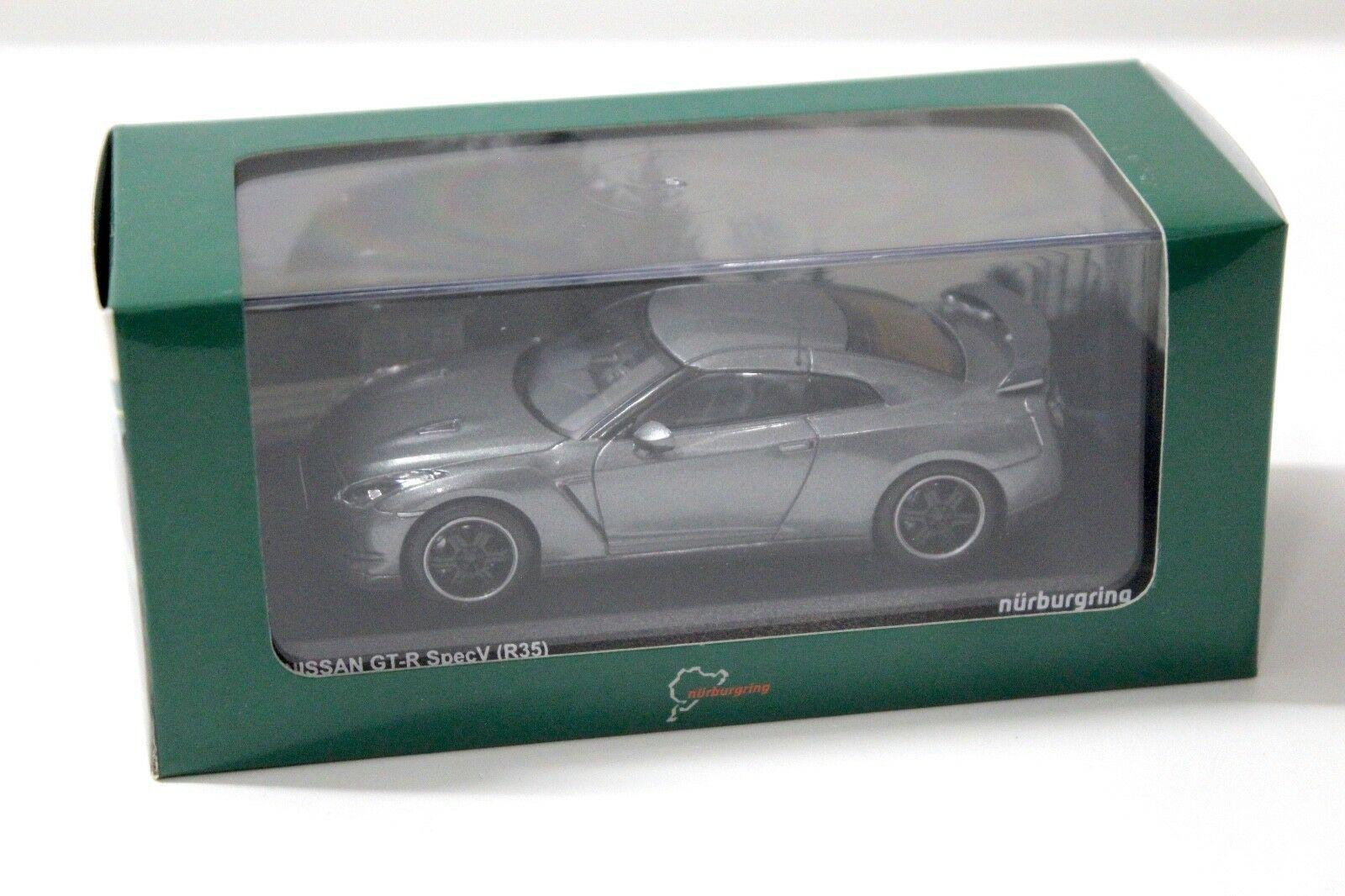 1:43 Kyosho Nissan GT-R SpecV R35 Nürburgring Test Car grey