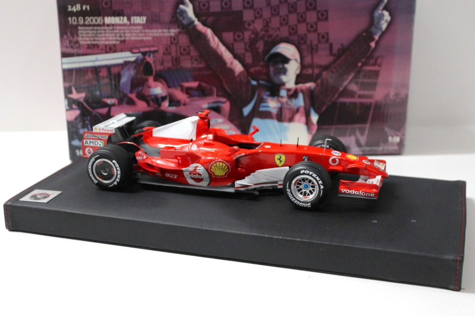 1:18 Hot Wheels Ferrari 248 F1 GP Monza 2006 M.Schumacher