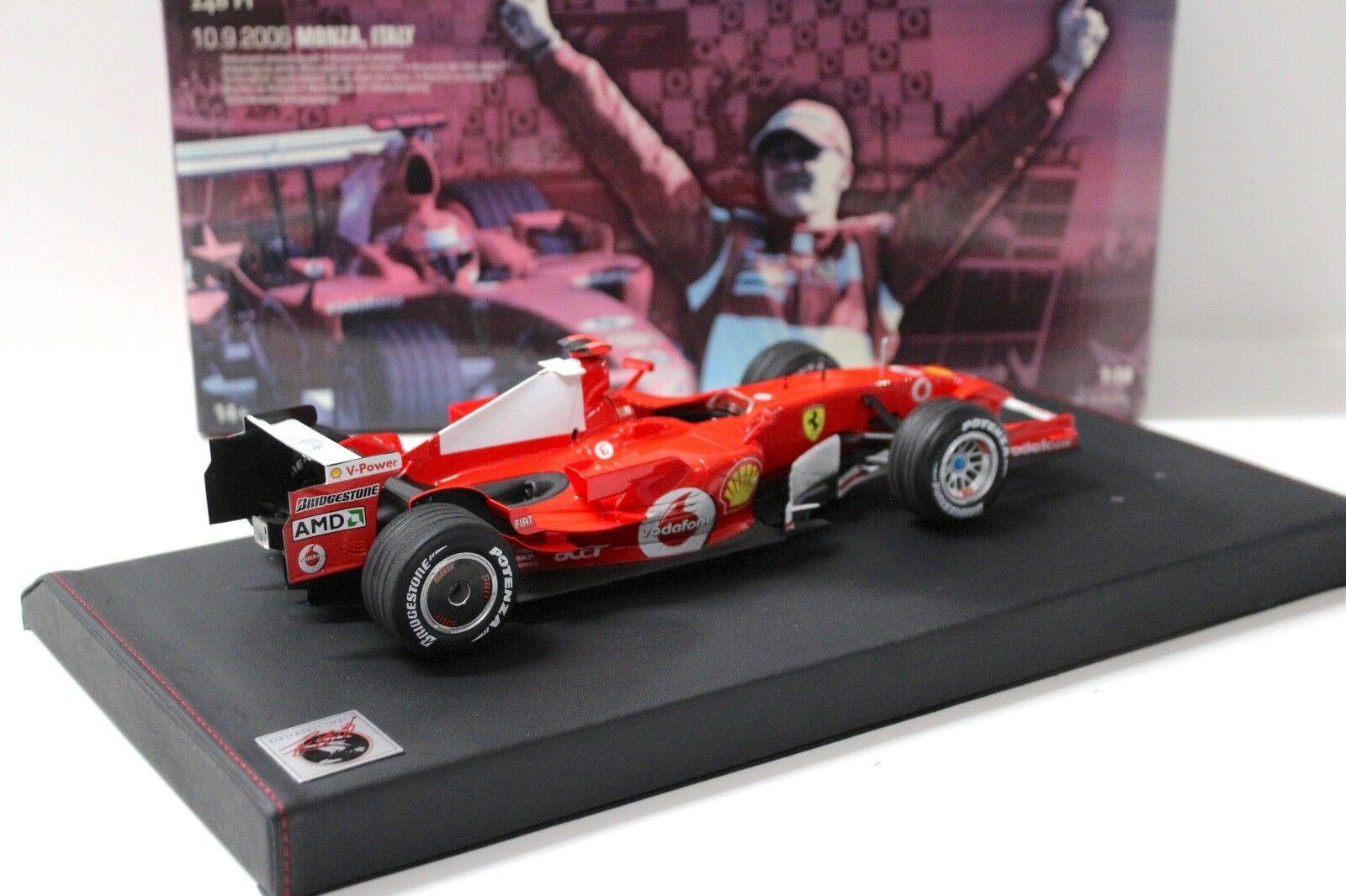 1:18 Hot Wheels Ferrari 248 F1 GP Monza 2006 M.Schumacher