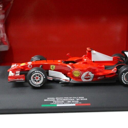 1:18 Hot Wheels Ferrari 248 F1 GP Monza 2006 M.Schumacher