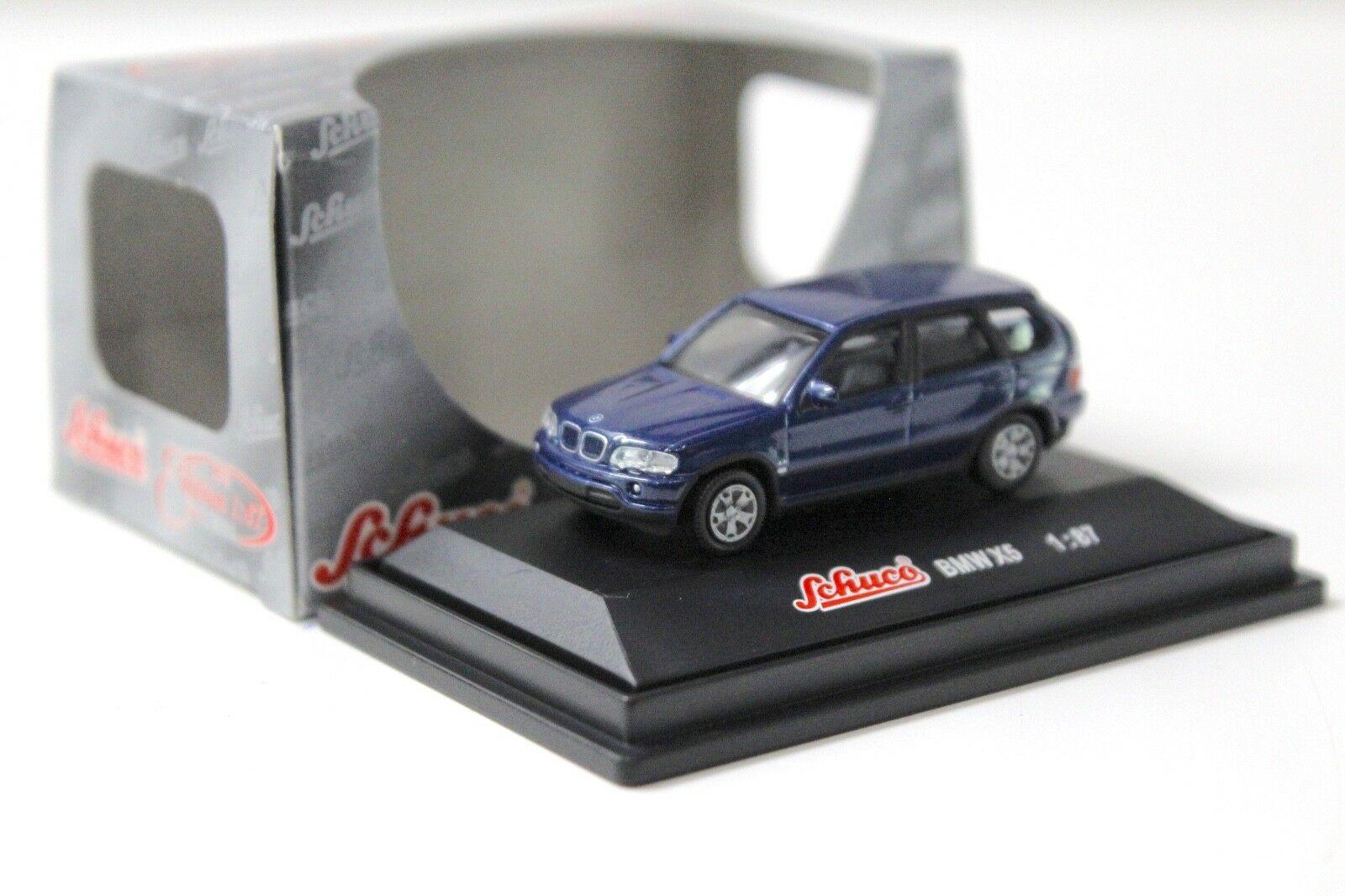 ID 42523 orig.jpg 1:87 Schuco BMW X5 E53 dark blue