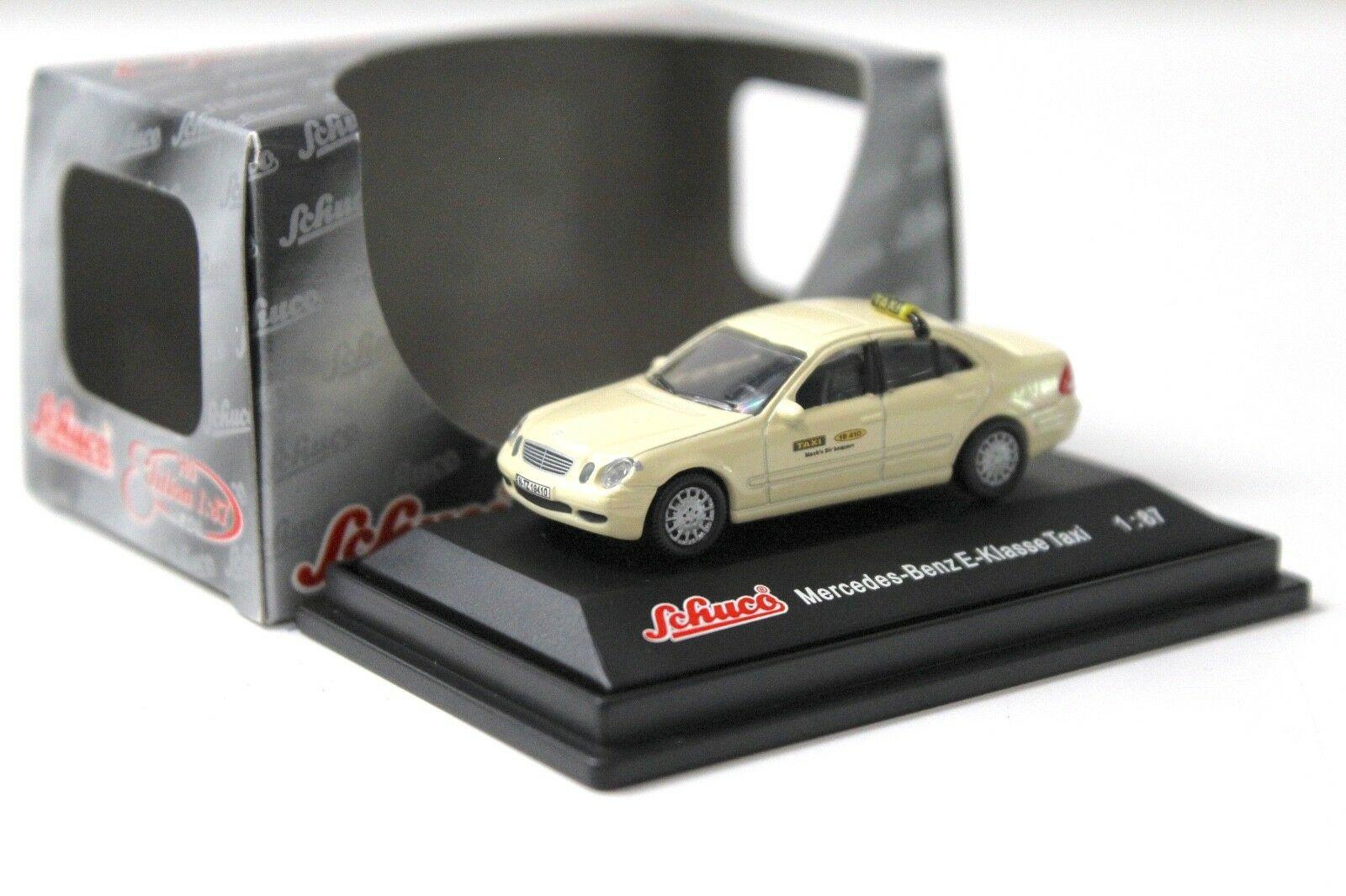 ID 42578 orig 1.jpg 1:87 Schuco Mercedes E-Klasse Limousine TAXI beige