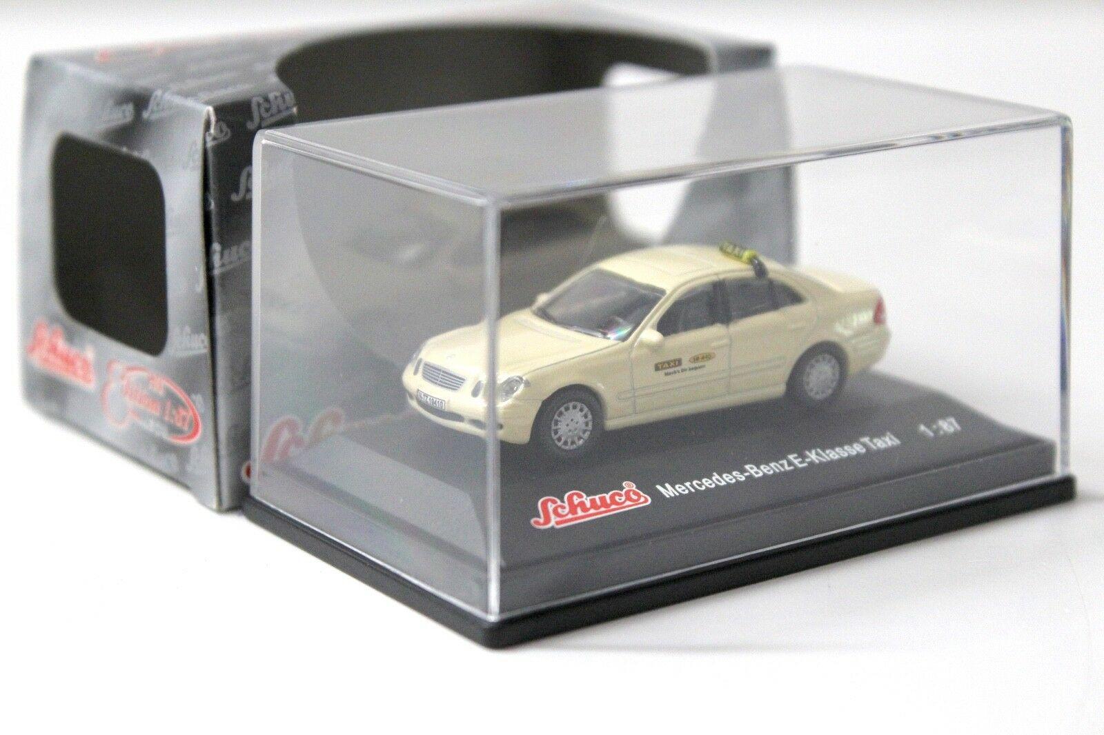 1:87 Schuco Mercedes E-Klasse Limousine TAXI beige