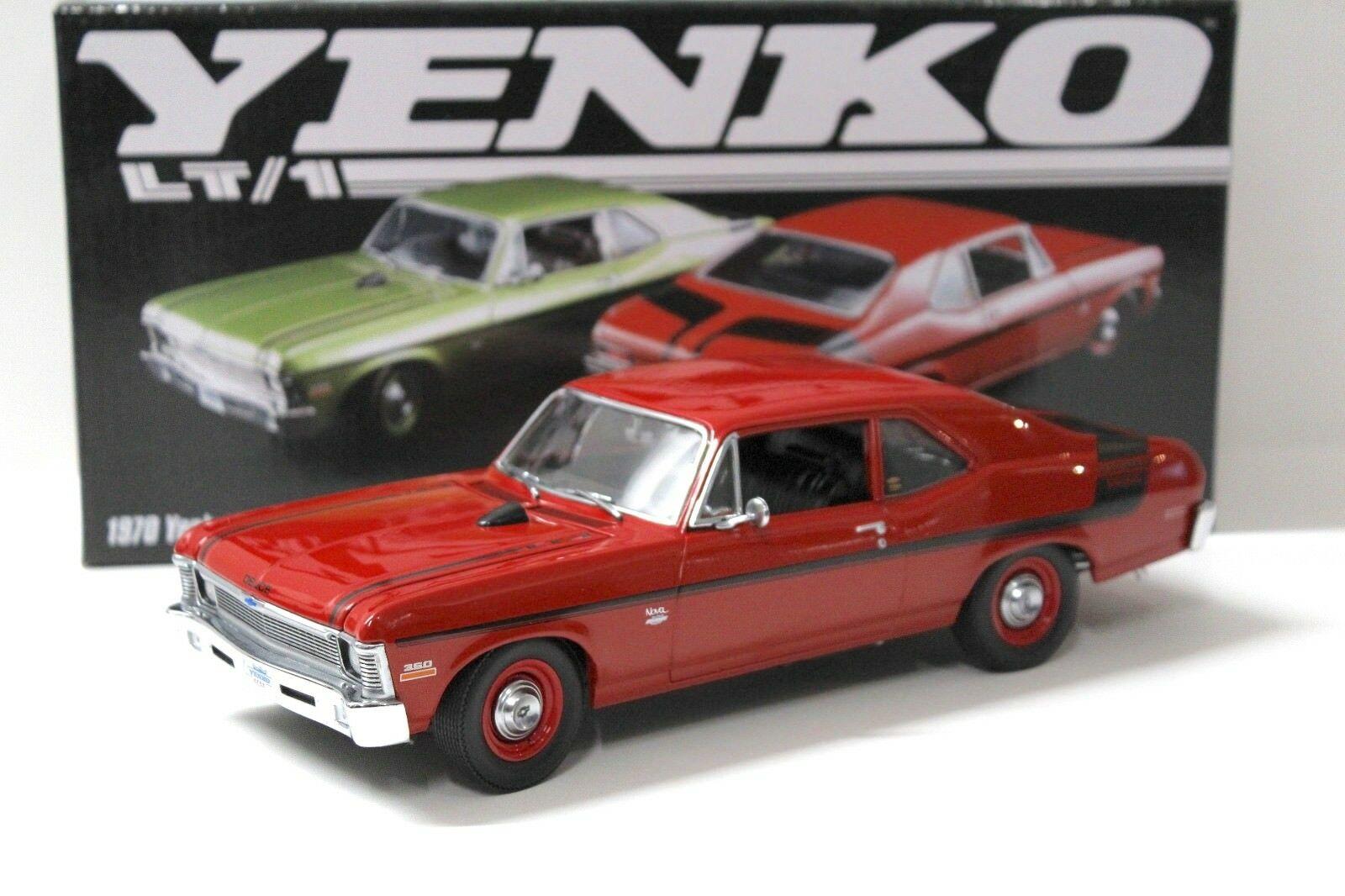 1:18 GMP Chevrolet Nova LT/1 Yenko Deuce Cranberry red