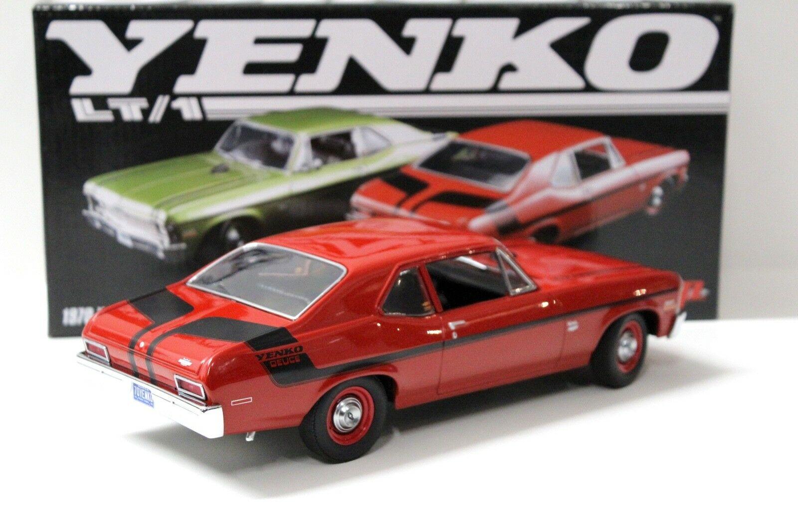 1:18 GMP Chevrolet Nova LT/1 Yenko Deuce Cranberry red
