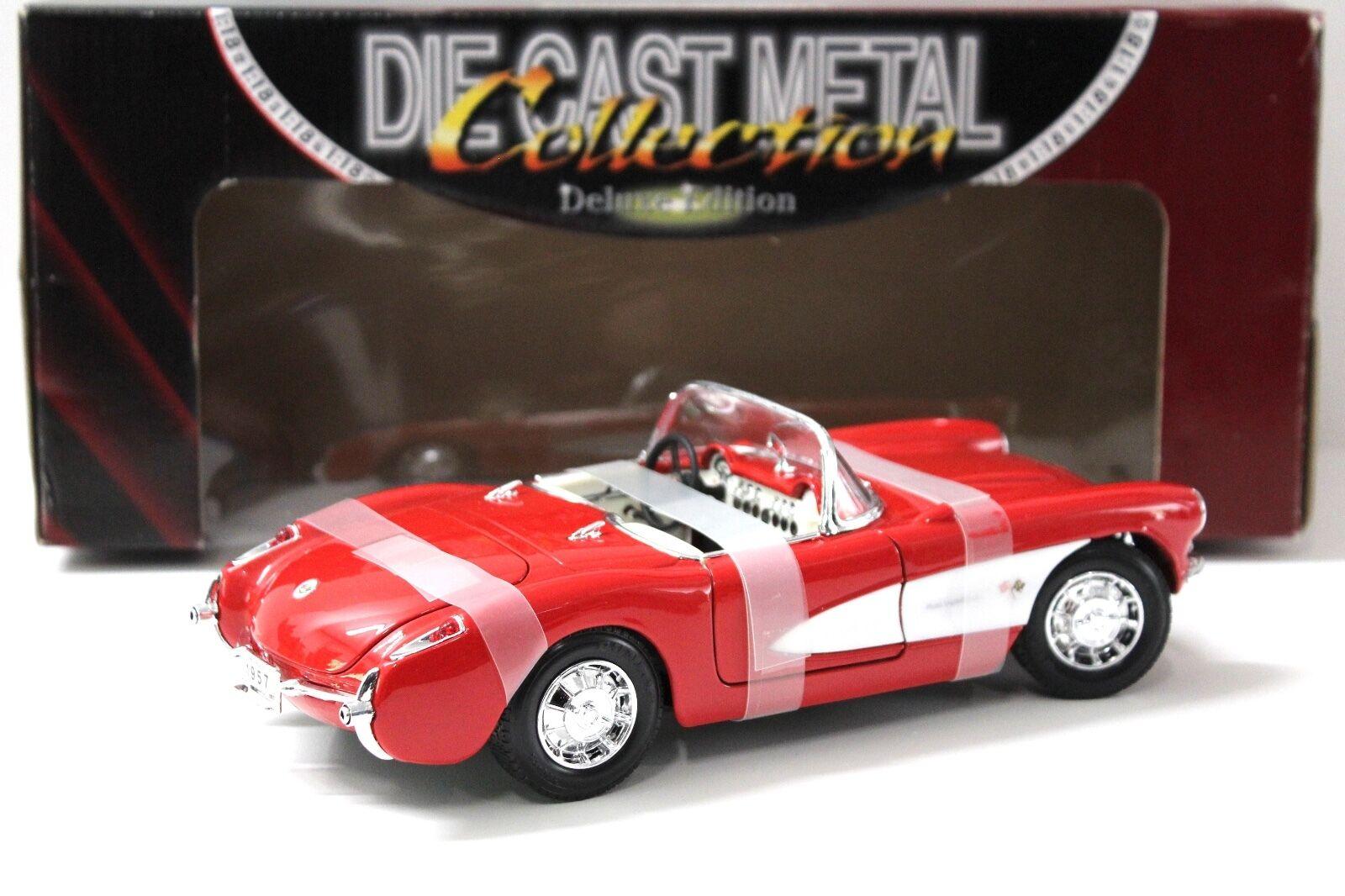 1:18 Yatming Chevrolet Corvette 1957 red/ white