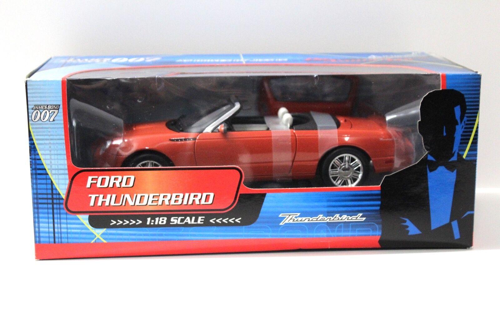 1:18 Beanstalk Ford Thunderbird James Bond 007 red