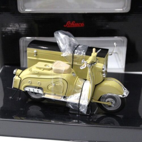 1:10 Schuco Zündapp Bella mit Kastenbeiwagen *LEBHERZ* yellow