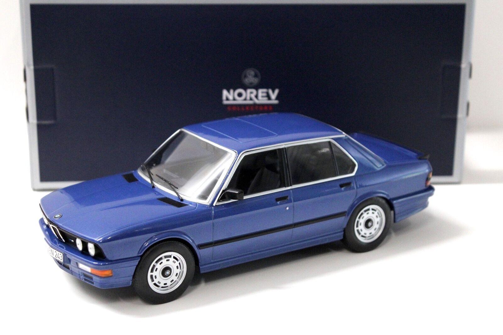 1:18 Norev BMW M535i E28 Sedan blue 1987