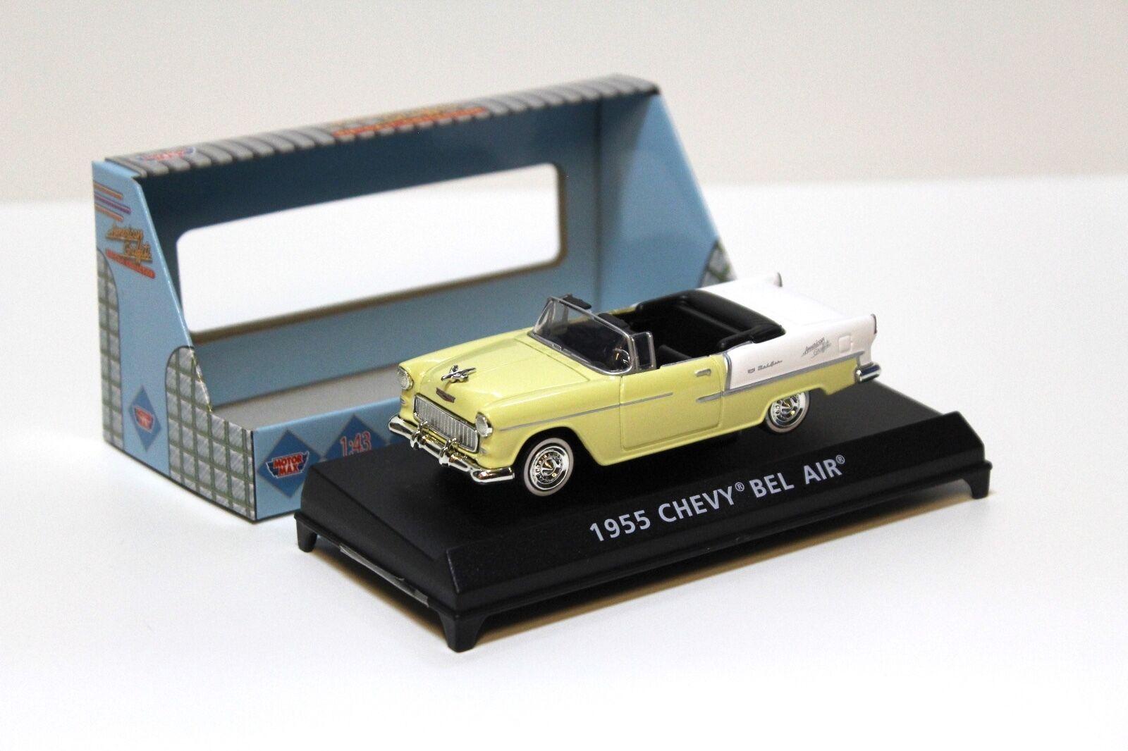 1:43 Motor Max 1955 Chevy Bel Air *American Graffiti* yellow