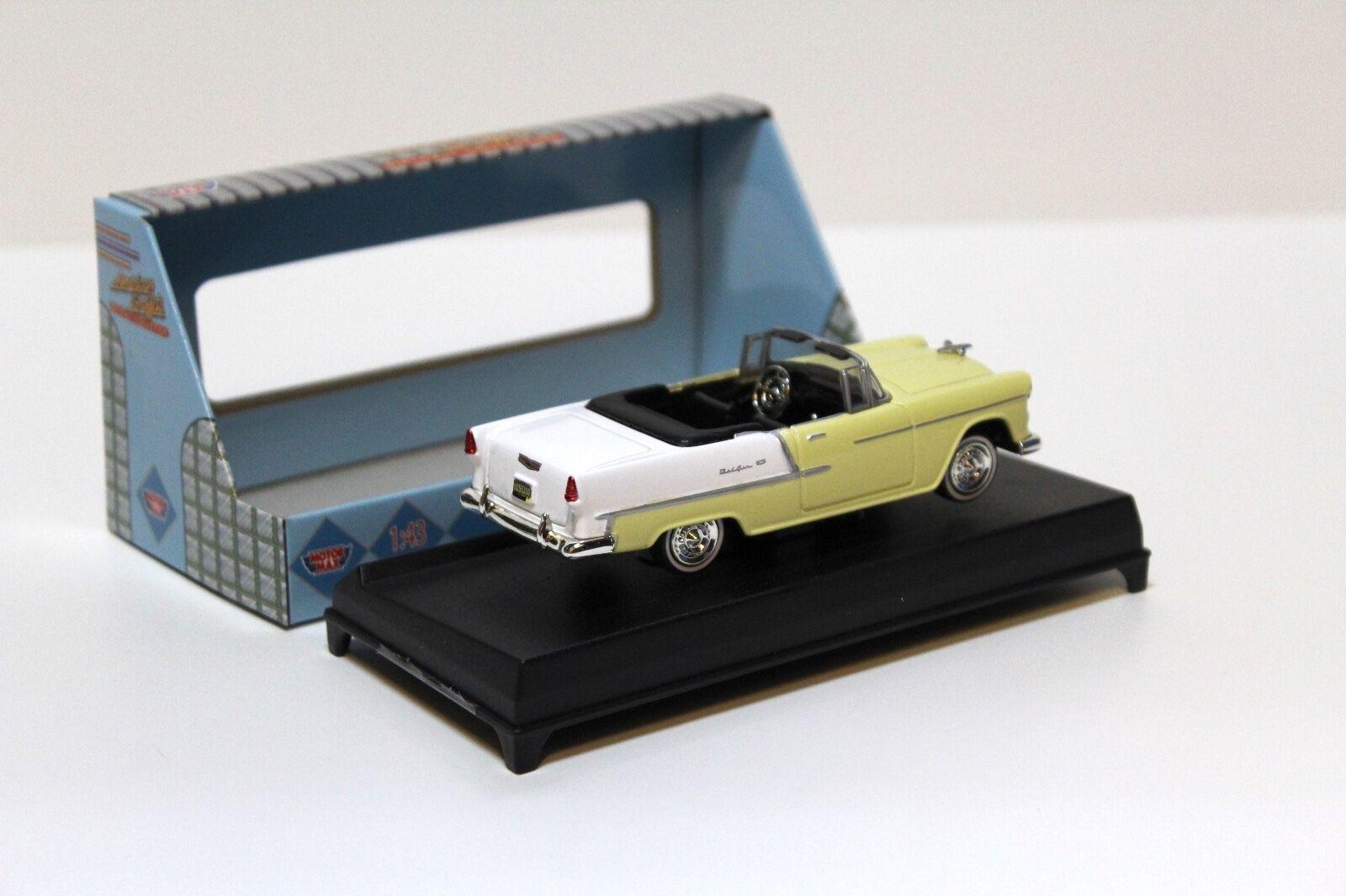 1:43 Motor Max 1955 Chevy Bel Air *American Graffiti* yellow