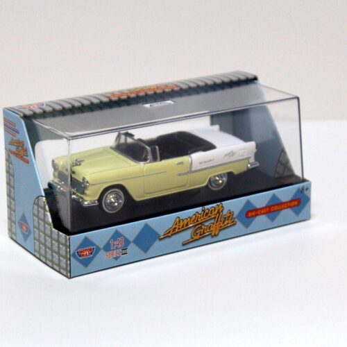 1:43 Motor Max 1955 Chevy Bel Air *American Graffiti* yellow