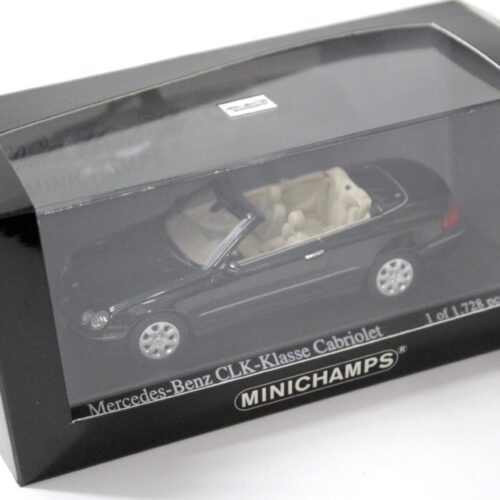 1:43 Minichamps Mercedes CLK Convertible 2003 black