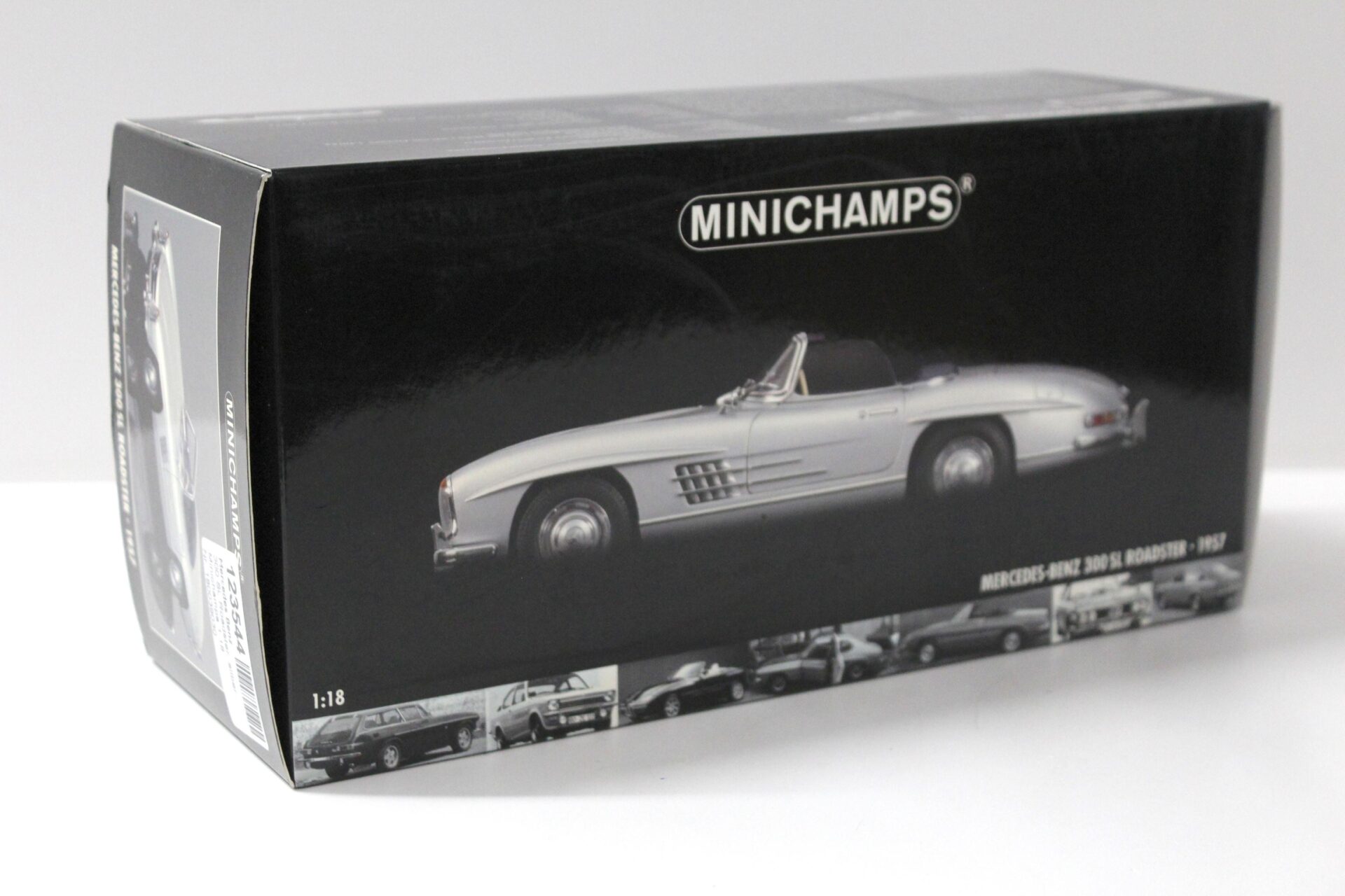 1:18 Minichamps Mercedes 300SL Roadster 1957 silver