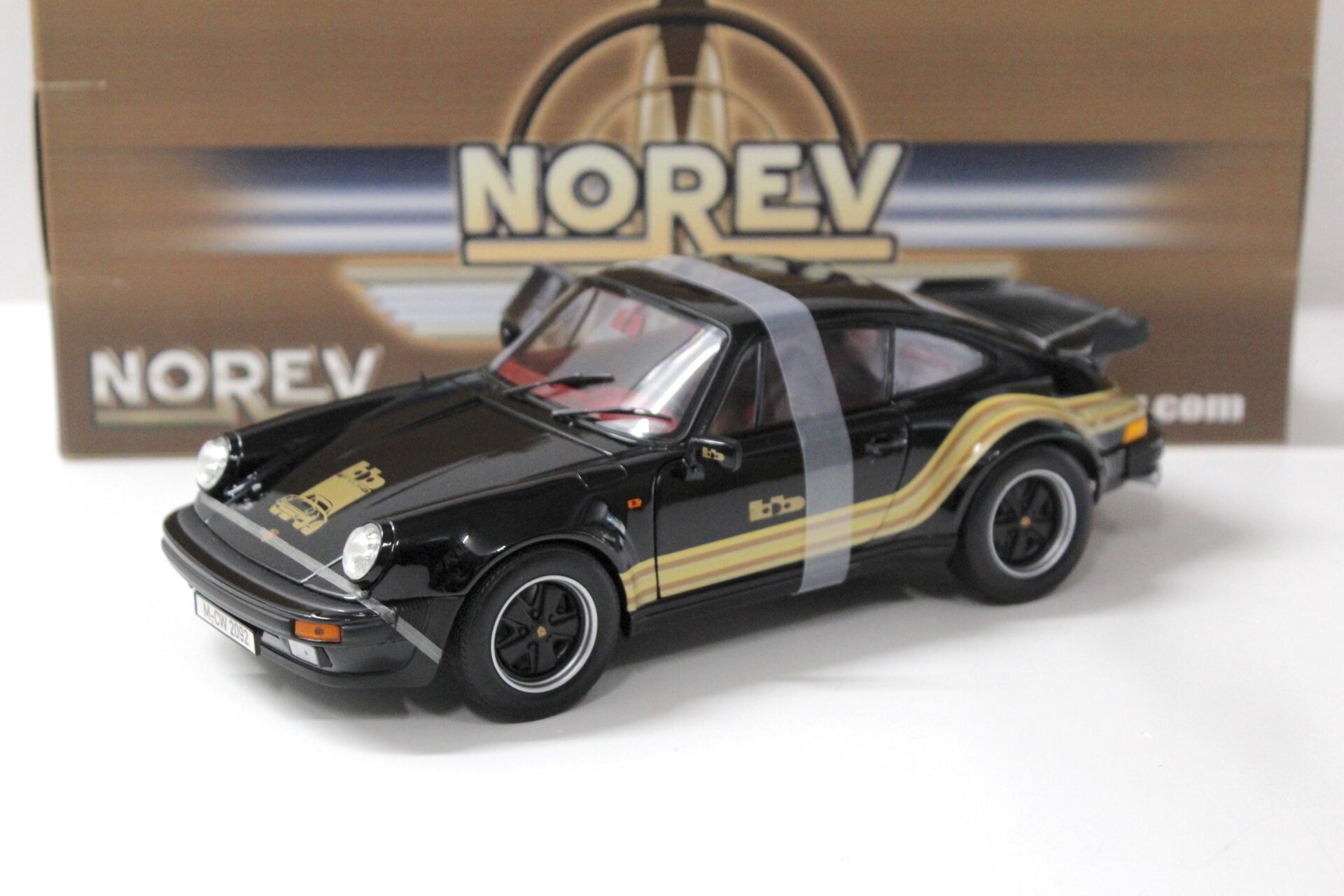ID 42988 orig.jpg 1:18 Norev Porsche 911 Turbo 3.3L Coupe Buchmann B&B Design black