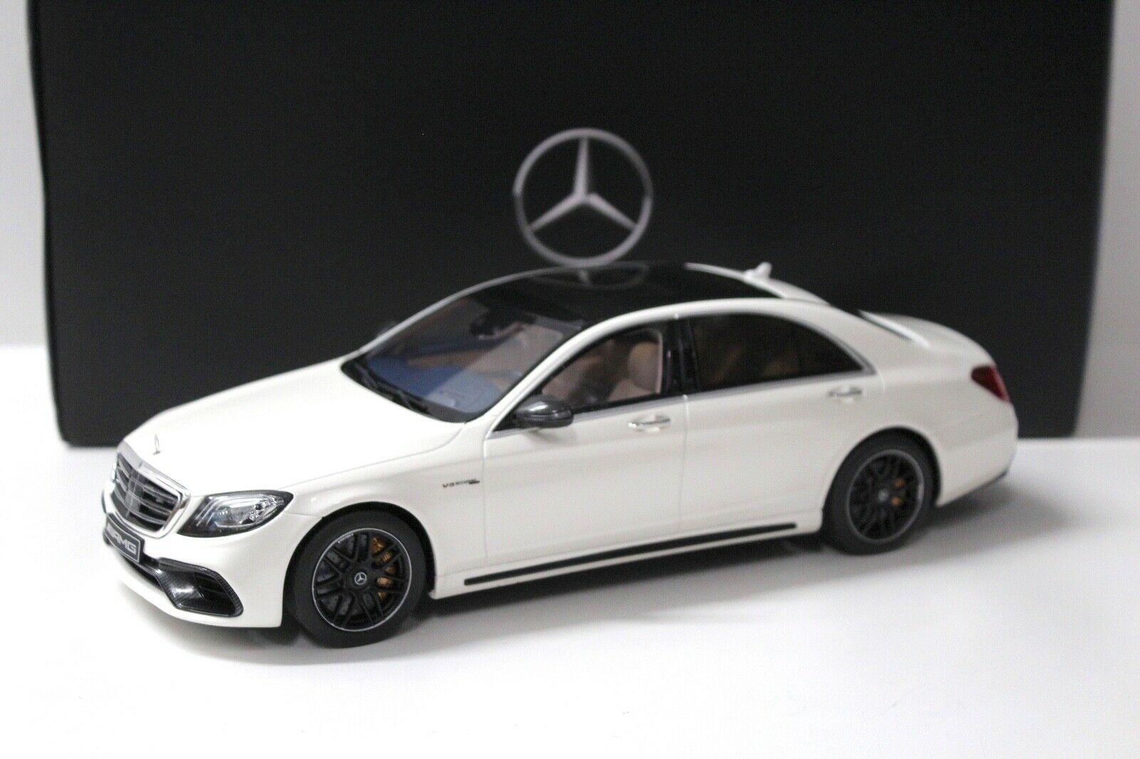 1:18 GT Spirit Mercedes S63 AMG MOPF white DEALER VERSION