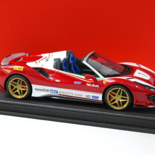 1:18 BBR Ferrari 488 Pista Spider No. 1 Niki Lauda Edition red 2018