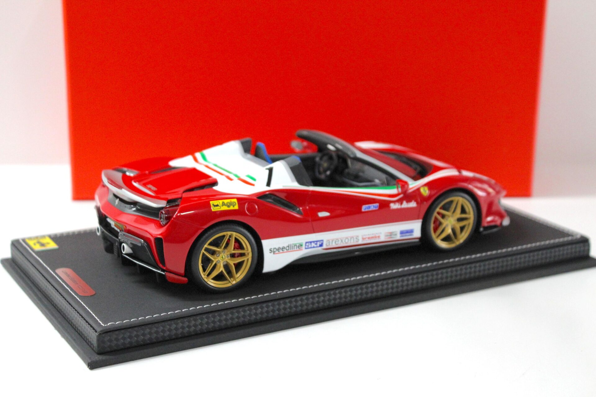 1:18 BBR Ferrari 488 Pista Spider No. 1 Niki Lauda Edition red 2018