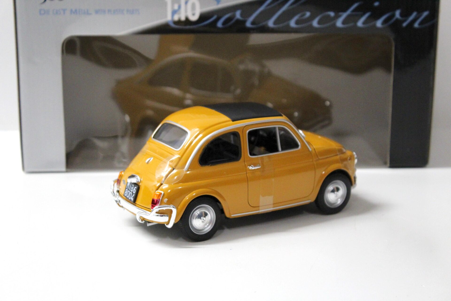 1:18 Welly 1957 Fiat Nuova 500 ocker yellow