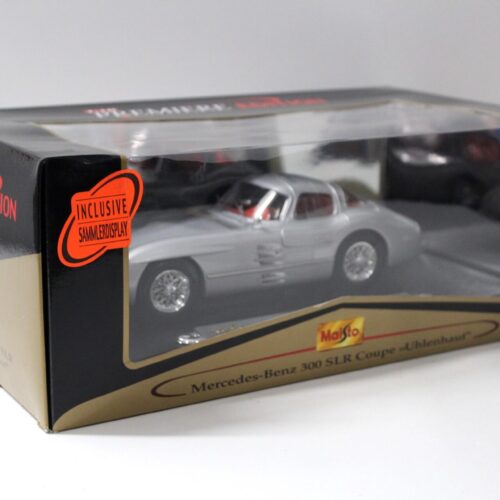 1:18 Maisto Mercedes 300SLR Uhlenhaut Coupe silver