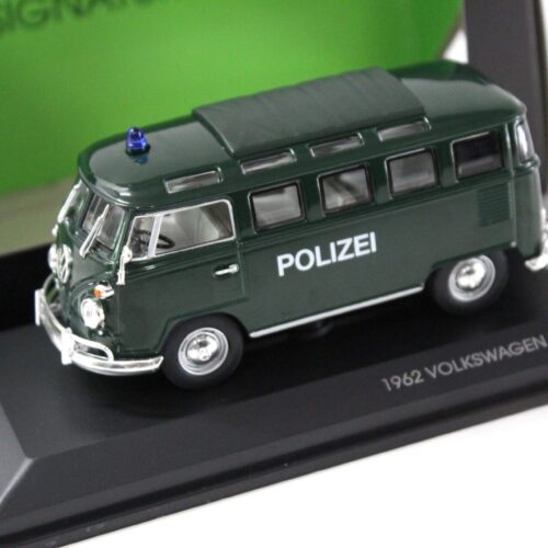 1:43 Road Signature 1962 VW Bus T1 Microbus POLIZEI green