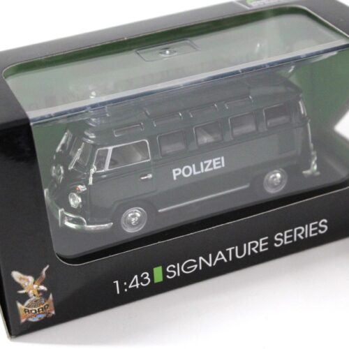 1:43 Road Signature 1962 VW Bus T1 Microbus POLIZEI green